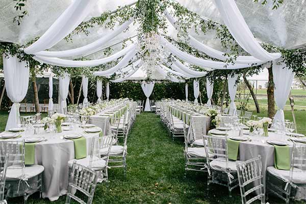 event rental - tent for wedding